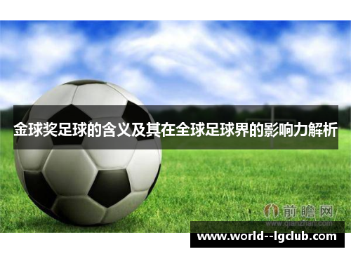 金球奖足球的含义及其在全球足球界的影响力解析